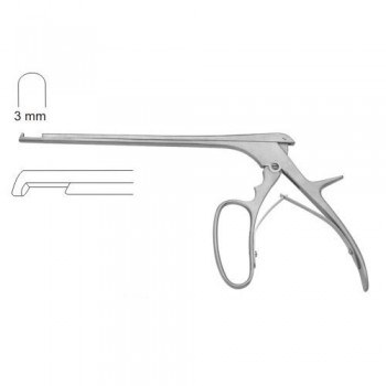 Ferris-Smith Kerrison Punch 40° Forward Down Cutting Stainless Steel, 18 cm - 7" Bite Size 3 mm 